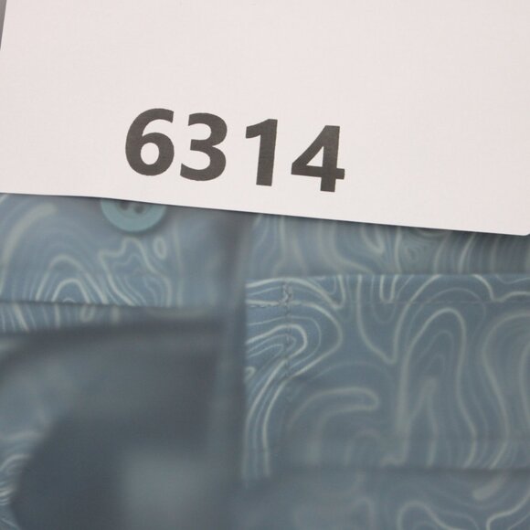 Gillz Shirt Mens Large Blue Geometric Polyester Stretch Fishing Long Sleeve - Picture 16 of 16